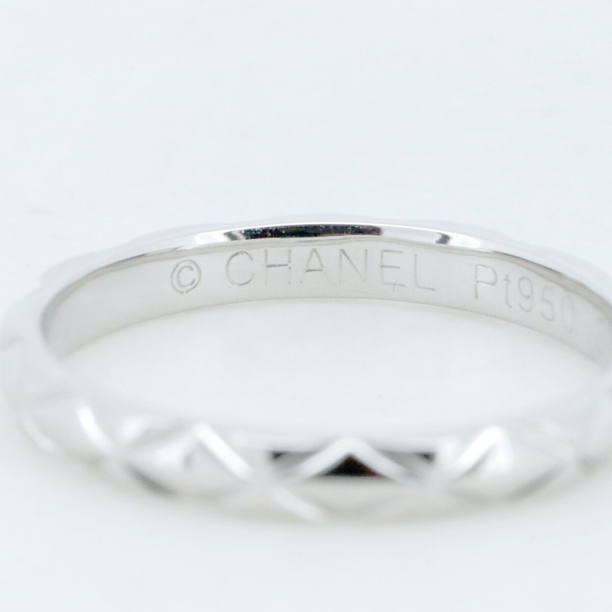 シャネル マトラッセ リング 指輪 10号 Pt950(プラチナ) 質屋出品  