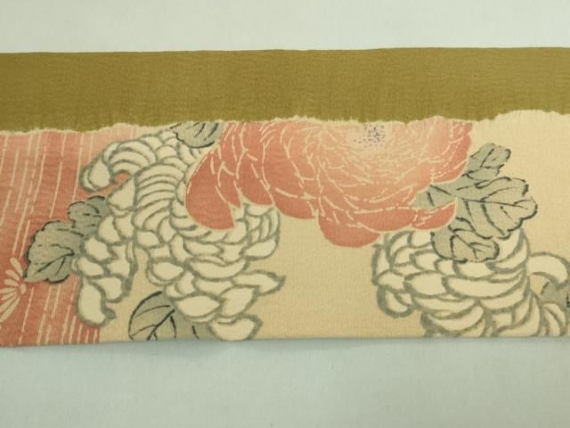 平和屋着物□極上 摺型友禅 京都 多ち花 九寸名古屋帯 乱菊 逸品