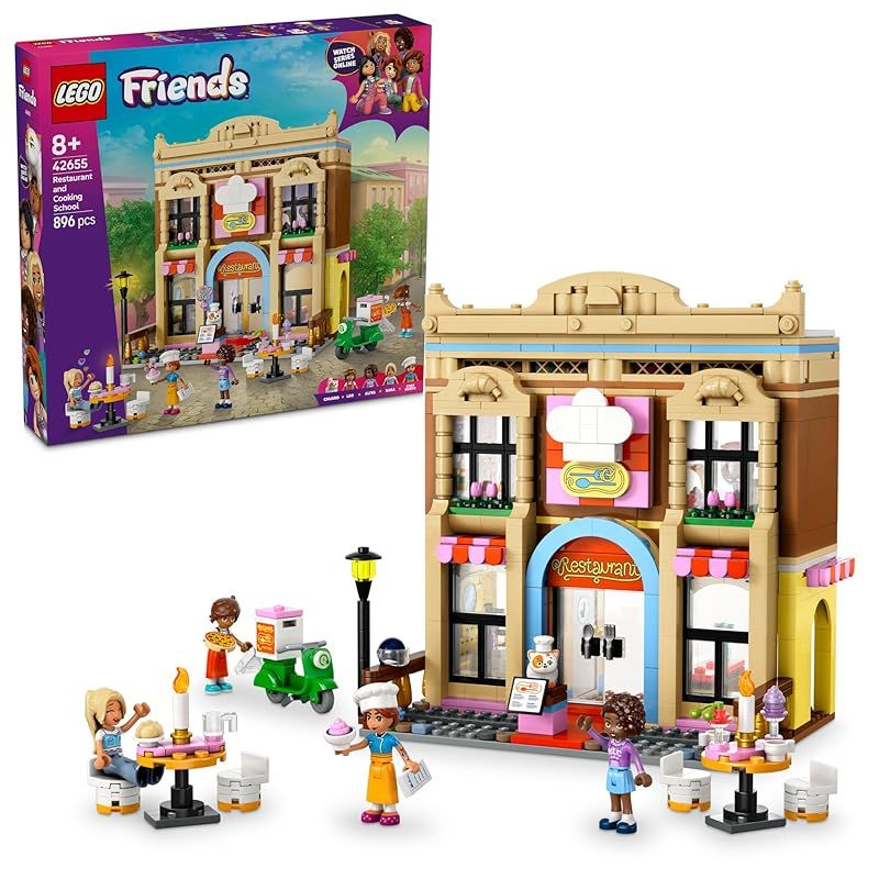 レゴ LEGO フレンズ レストランとクッキングスクール おもちゃ 玩具 誕生日 プレゼント ブロック 女の子 男の子 子供 8歳 9歳 10歳 小学生 ごっこ遊び おままごと 1