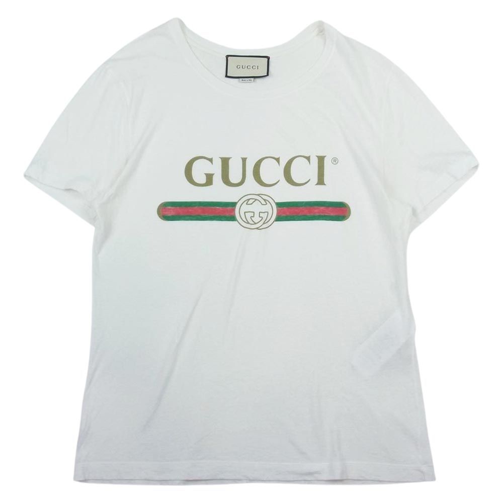 GUCCI◇17SS/ウォッシュドオーバーサイズTシャツ/440103-X3F05/XS