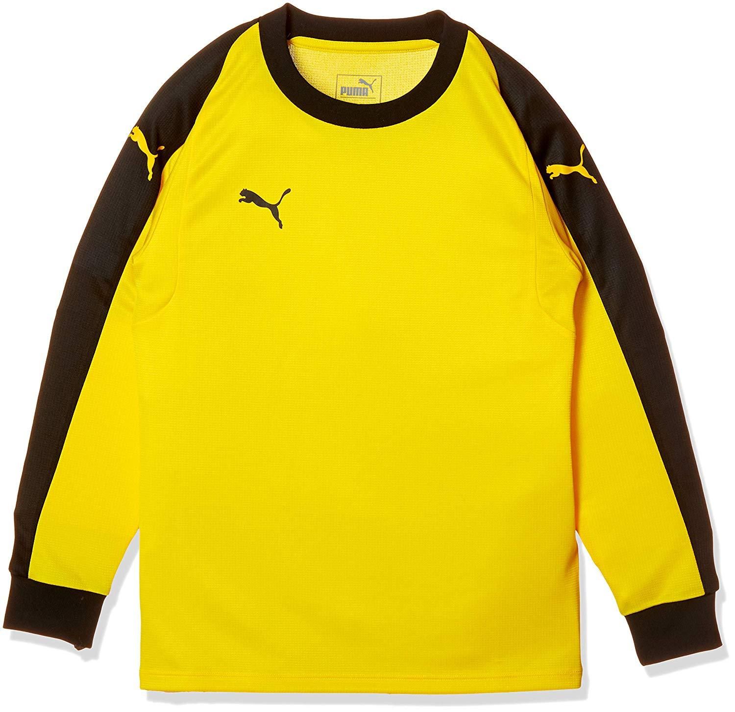 【新品・2営業日で発送】SSK プーマ　ＬＩＧＡ　ジュニア　ＧＫ　シャツ　パッドツキ　品番：７２９９６６　カラー：ＣＹＢＥＲ　ＹＥＬＬＯＷ－（０３）...