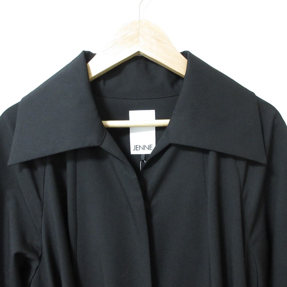 未使用 24AW JENNE ジェンヌ 配色フレンチスタイルコート フレア  