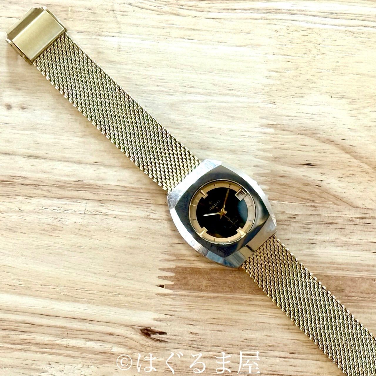 70s ラドー バルボアV 超硬ケース 自動巻き メンズウォッチ OH済 398  