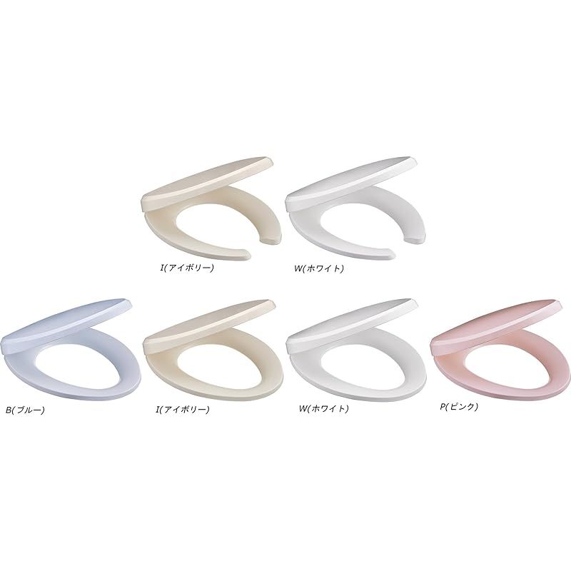 コレクション SANEI 前割便座 ソフト閉止 簡単取付 ワンタッチ着脱 標準 大型兼用 アイボリー PW9022-I