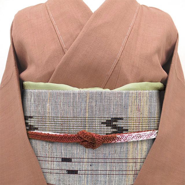 平和屋着物○九寸開き名古屋帯 総刺繍 狆 金糸 正絹 逸品 DAAW6814ob