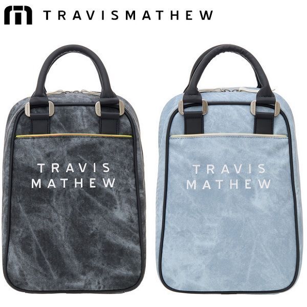 送料無料TRAVISMATHEWトラヴィスマシュー合成皮革BIG TMロゴ