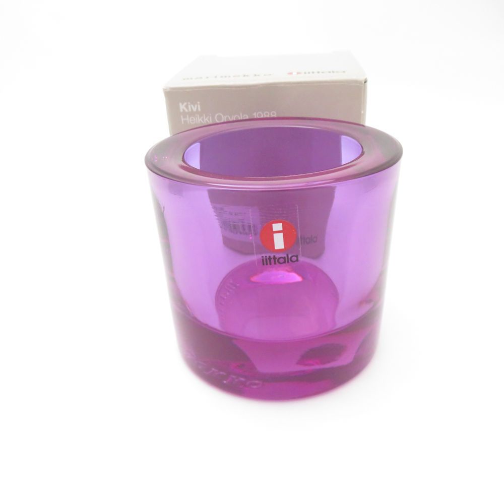 イッタラ マリメッコ キビ キャンドルホルダー アメジスト 60mm