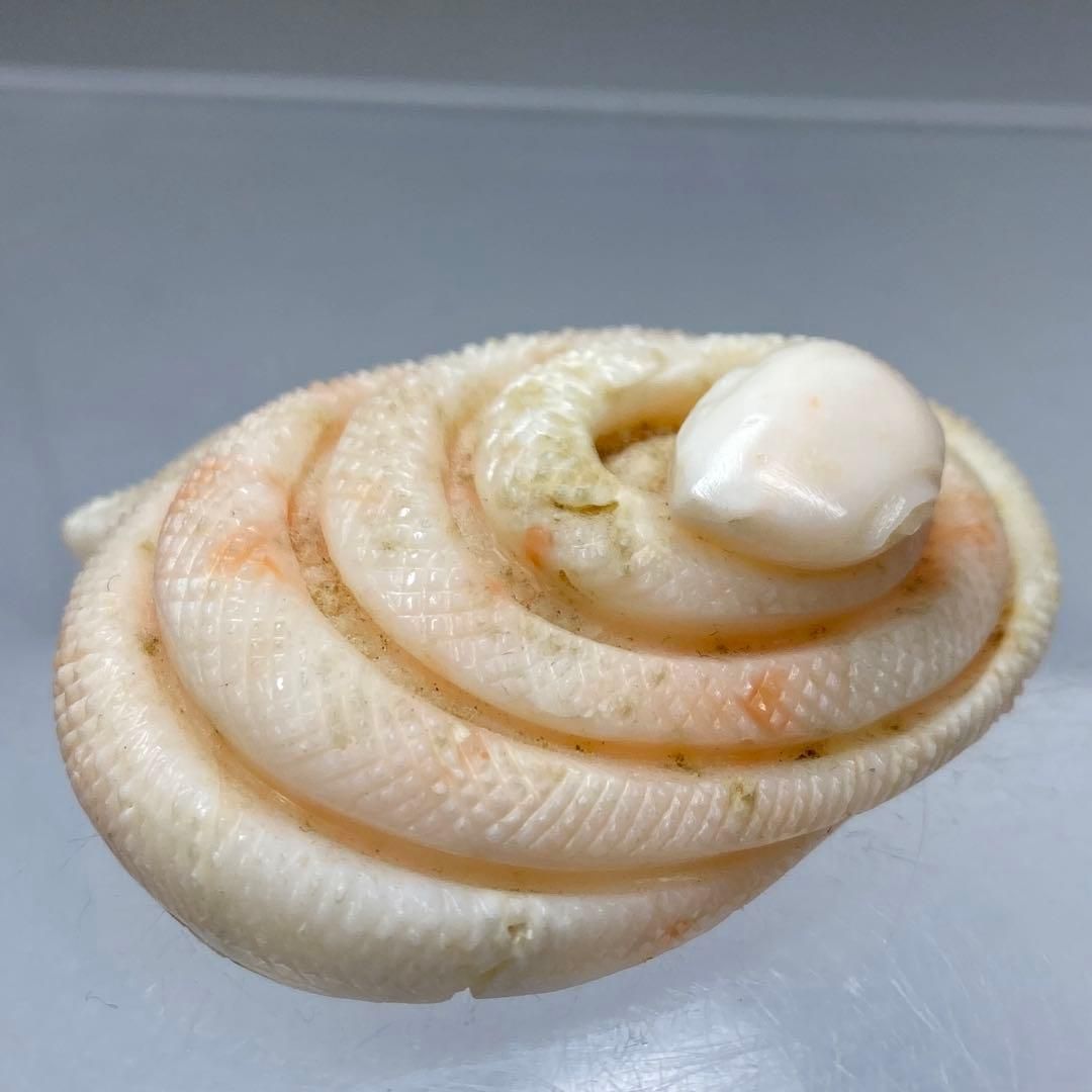 本桃色珊瑚 蛇 小槌等 121g トヒオ 東な7-0111