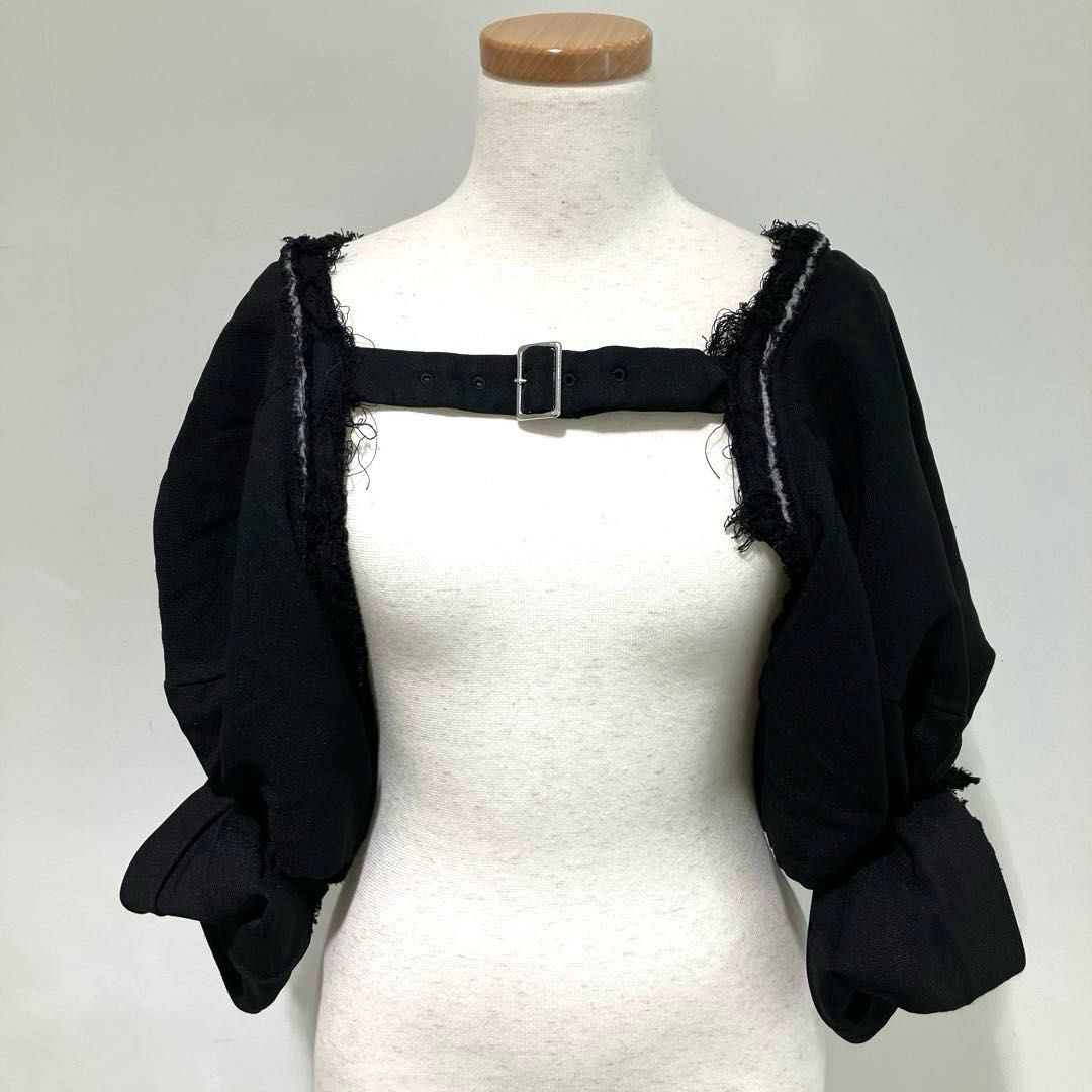 RK-K801 コムデギャルソン コムデギャルソン COMME des GARCONS COMME des GARCONSエステルツイル 袖リボン パーツ 黒 Sサイズ 2025年S|S