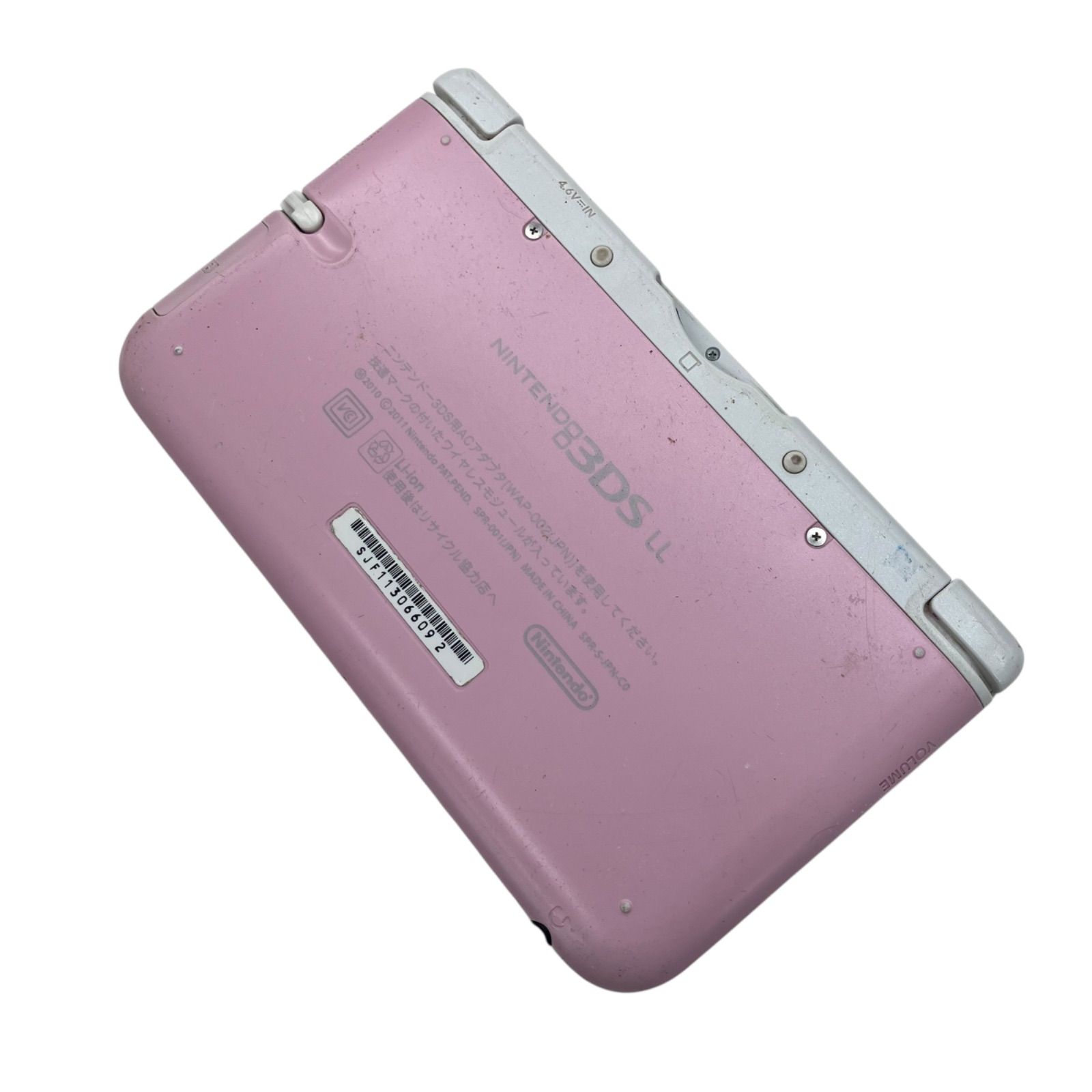 ジャンク ニンテンドー3DS LL:ピンク×ホワイト(SPRSPAAA) LL ピンク