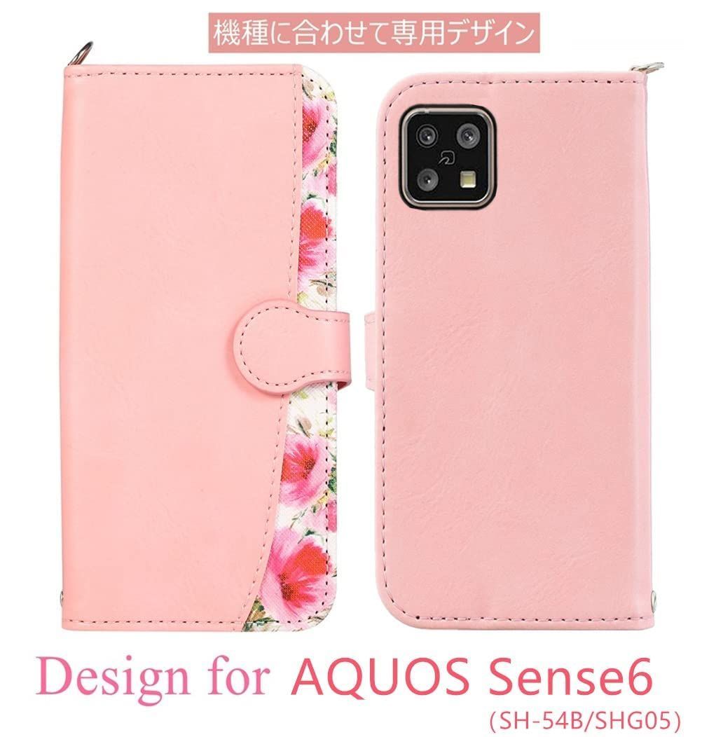 激安セール】AQUOS sense6 ケース 手帳型 FASY SHARP シャープ センス6