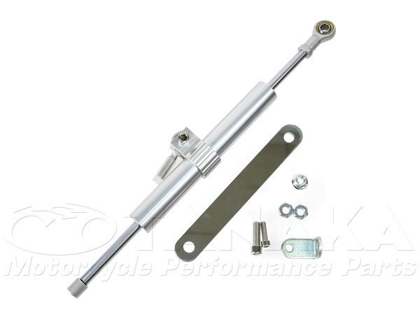 セット購入専用 ca400]モンキー用 ステアリングダンパー シルバー[弊社φ26フォーク用]