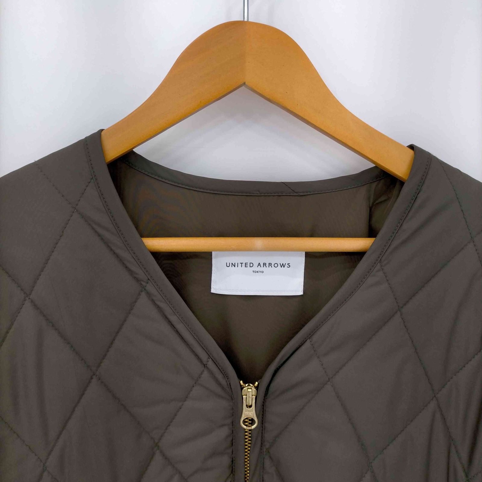 ユナイテッドアローズ UNITED ARROWS キルティング ロングコート W 