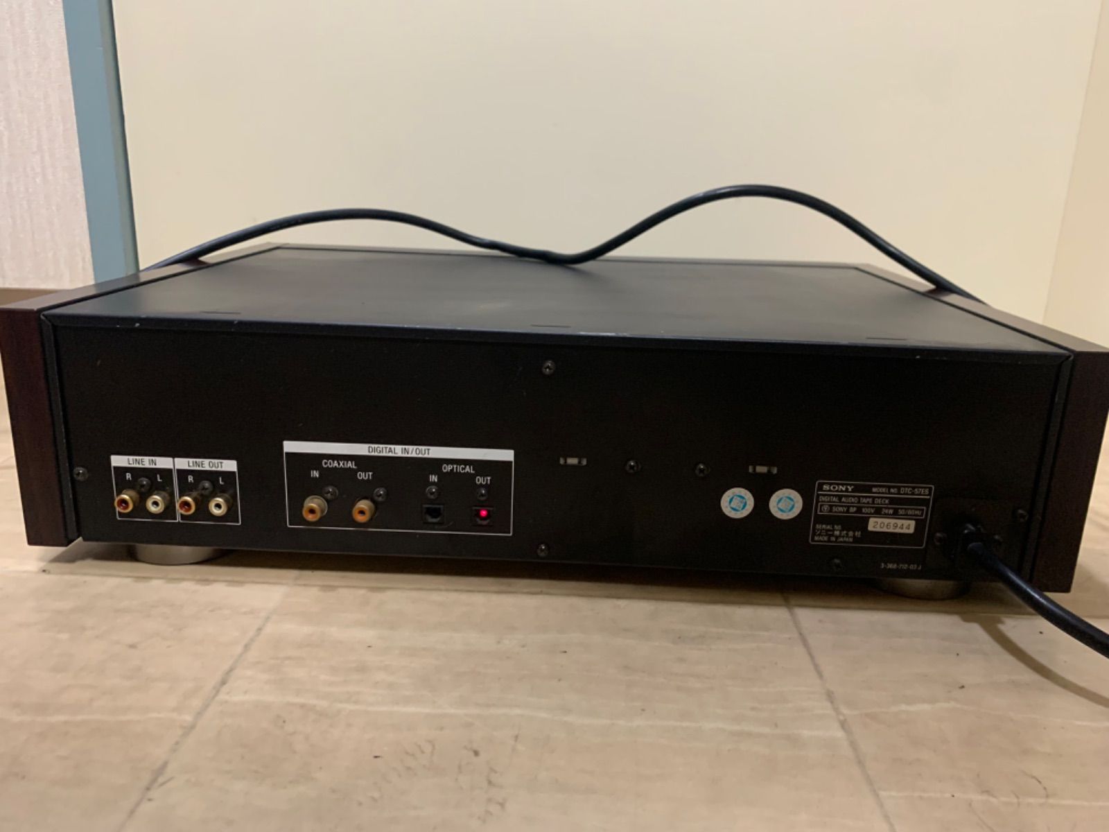 ジャンク】SONY DAT デッキ DTC-57ES - メルカリ