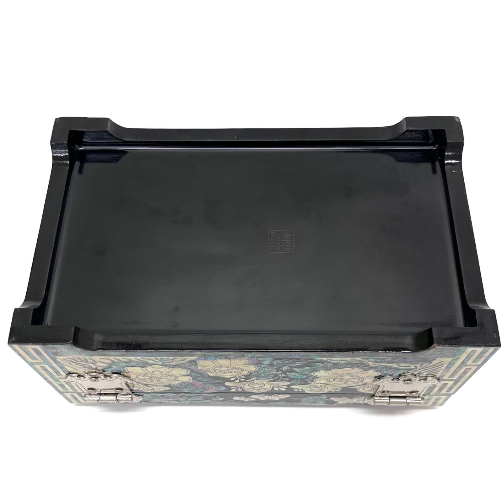 ◇螺鈿細工 ジュエリーケース アクセサリー 韓国 伝統工芸 収納 小物