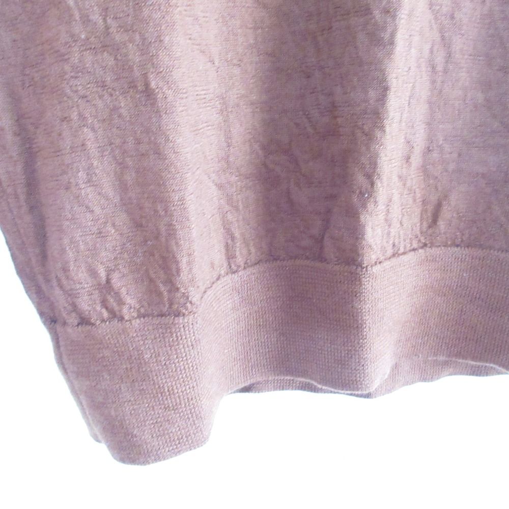 美品 L'Appartement アパルトモン ドゥーズィエムクラス VOLUME SLEEVE KNIT 長袖 プルオーバー ニット セーター ブラウン レディース 古着 中古 L'Appartement DEUXIEME CLASSE - AMERICANA THERMAL プル