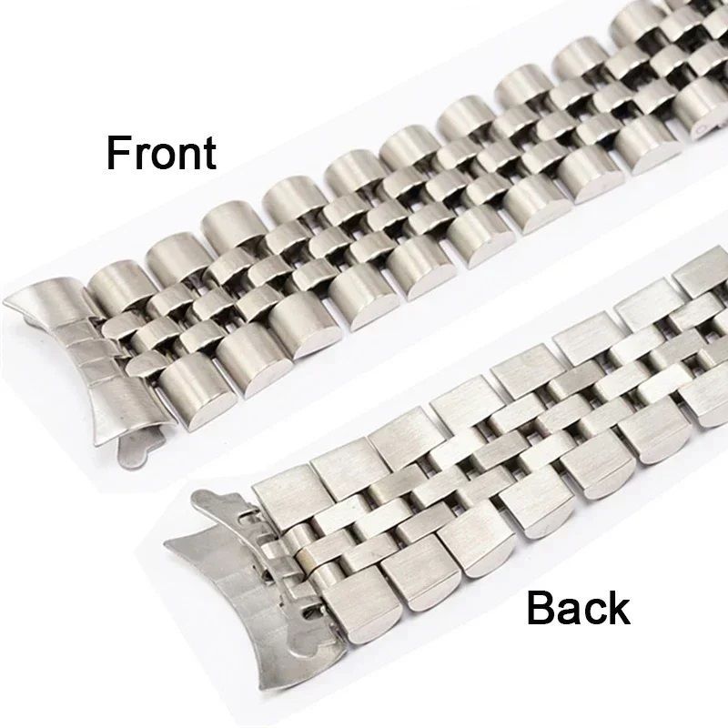 20mm 汎用 5連 ジュビリー ブレスレット SS ステンレス 腕時計