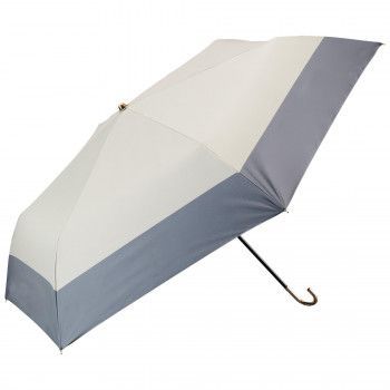 umbulatio スレンダーハンドルUVブロック 折りたたみ傘 53cm バイカラー シャム S353-0878BG1-B4