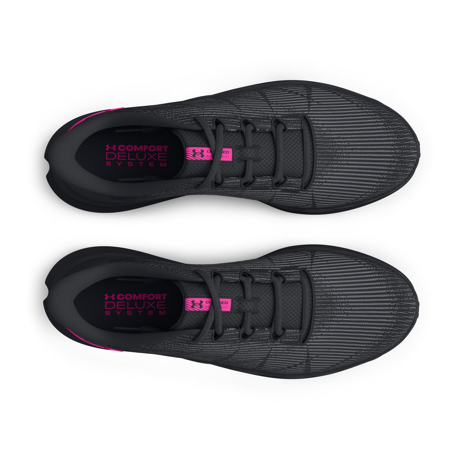 アンダーアーマー] UA W Charged Speed Swift Black/Black/Rebel Pink