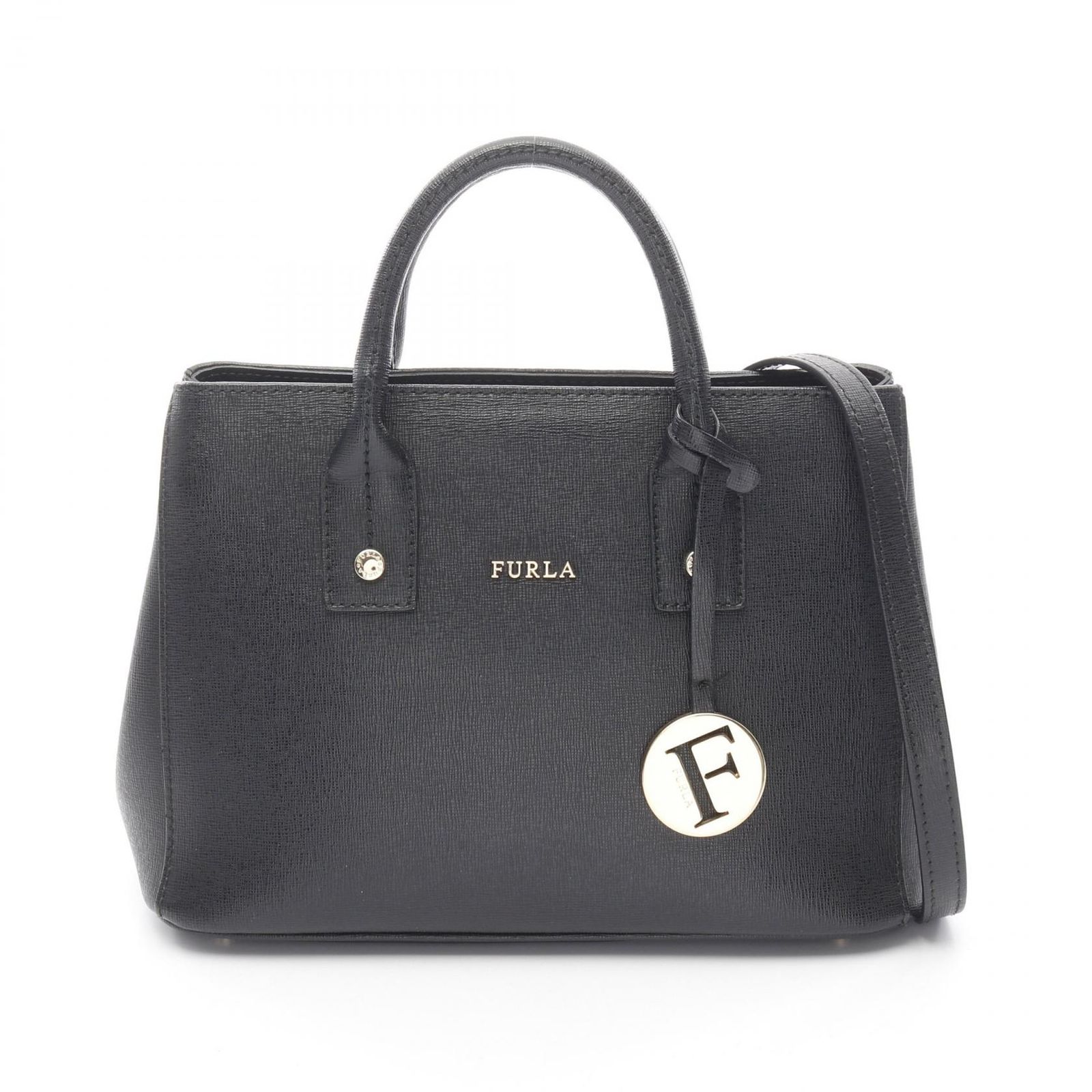 フルラ Furla ハンドバッグ リンダ ミニトート G6846 ブラック レザー 