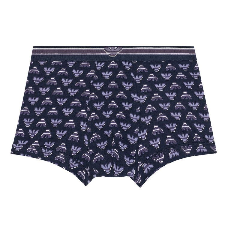 エンポリオアルマーニ BOLD ALL OVER EAGLE ボクサーパンツ アルマーニ ブルー