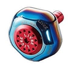 メガテック リブレ 10513 PT48BRE-1 ノブ単体PT48 シマノB用 ファイヤー+レッドC / ハンドルノブ / 釣具 メガテック リブレ 10513 PT48BRE-1 ノブ単体PT48 シマノB用