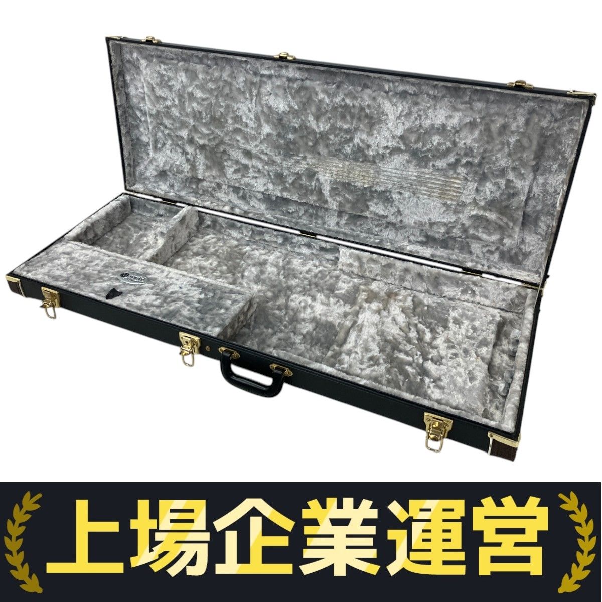 中古品モズライト(Mosrite)ハードケース付き 黒雲ベンチャーズ