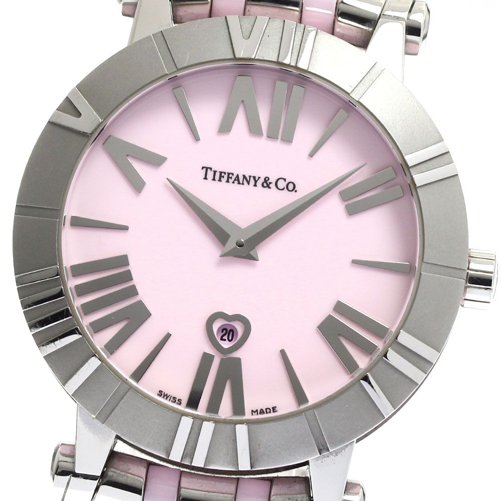 ティファニー TIFFANY-Co. Z1301.11.11A31A00A アトラス デイト クォーツ レディース保証書付き_884543