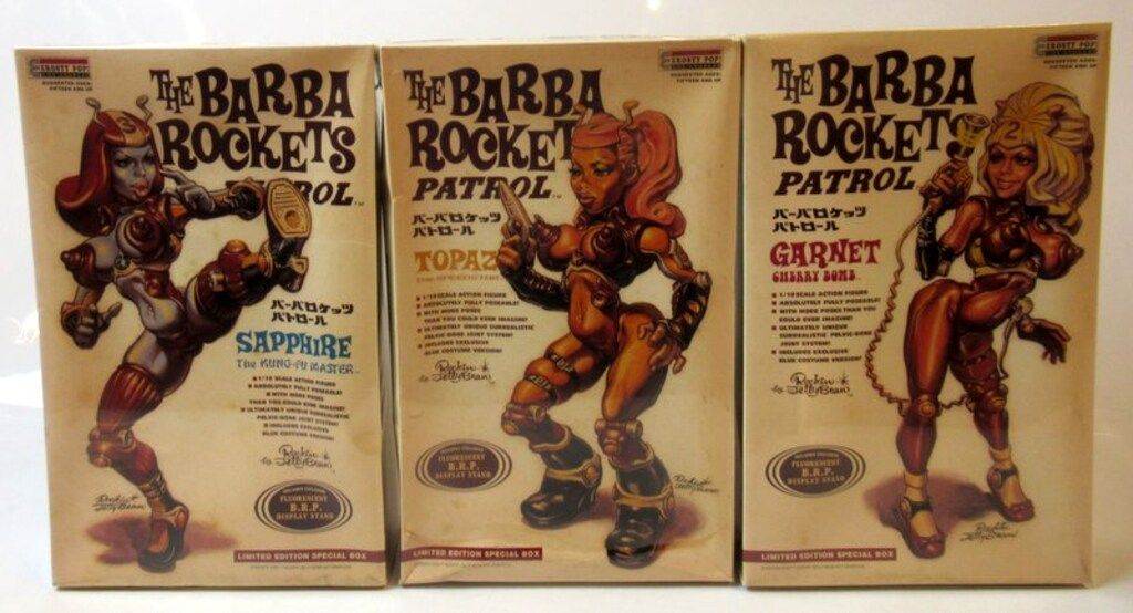 EROSTYPOP 1/10スケール THE BARBA ROCKETS PATROL 全3種セット