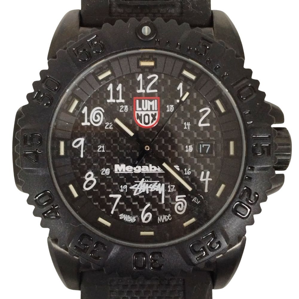 STUSSY×BAPE×LUMINOX コラボ腕時計 ベルト劣化品 ステューシー STUSSY×A BATHING APE×LUMINOX #電池交換 #新潟県