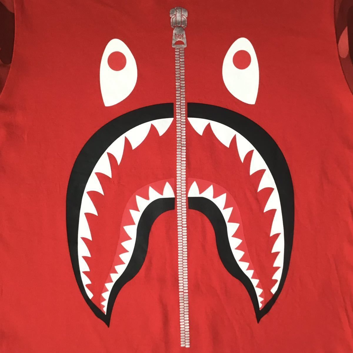 BAPE Red camo シャーク Tシャツ Sサイズ a bathing ape エイプ ベイプ 