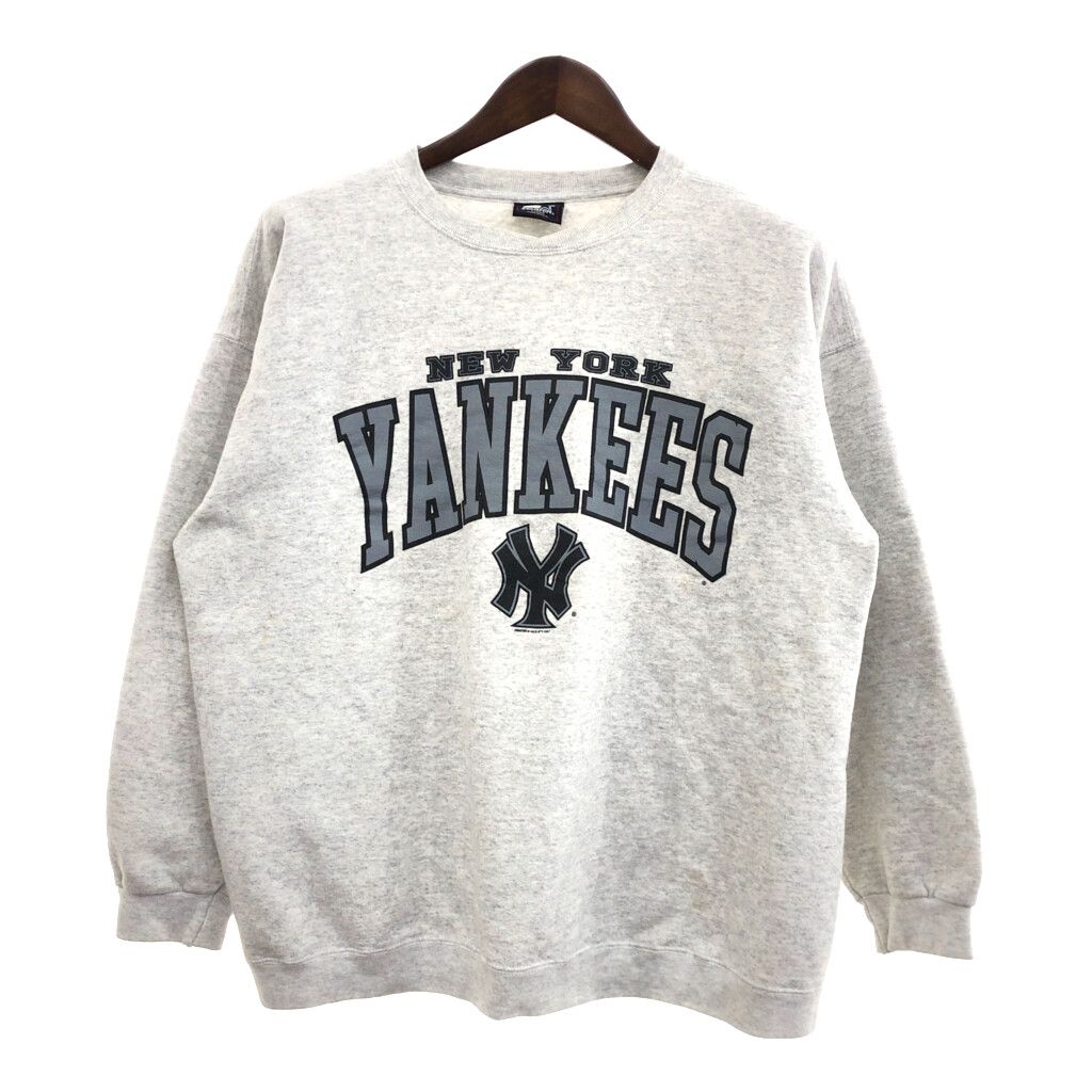 レア80s【古着】MLBヤンキース スウェットトレーナー メンズXL