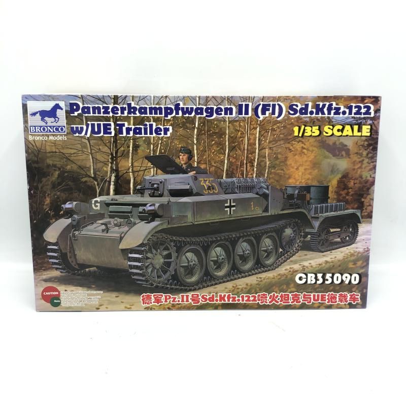 (未使用･未開封品)　ブロンコモデル 1/35 ドイツ陸軍 2号E型火炎放射戦車フラミンゴ 湿式履帯 プラモデル CB35124 bt0tq1u Amazon | ブロンコモデル 1/35 ドイツ陸軍 2号E型火炎放射戦車