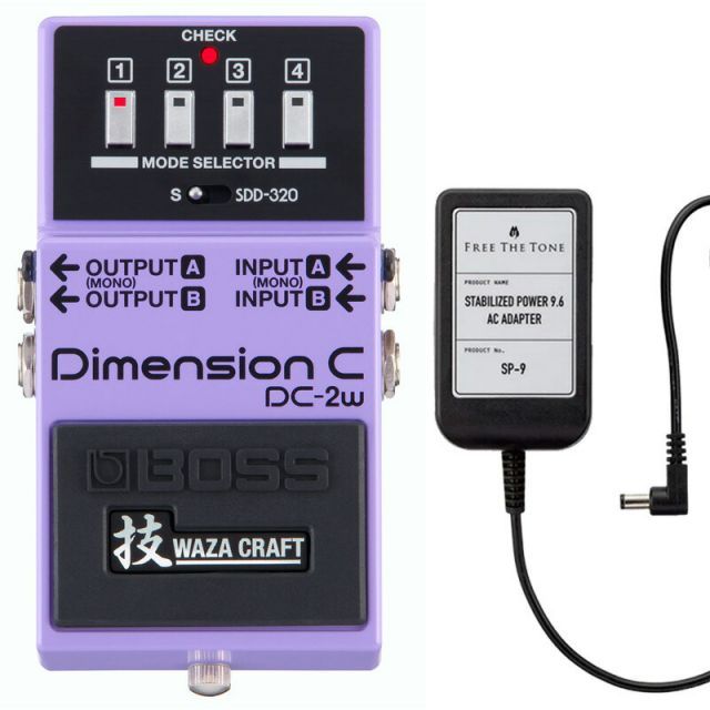 BOSS ボス DC-2W Dimension C 技 WAZA CRAFT ACアダプター THE TONE SP-9 セット