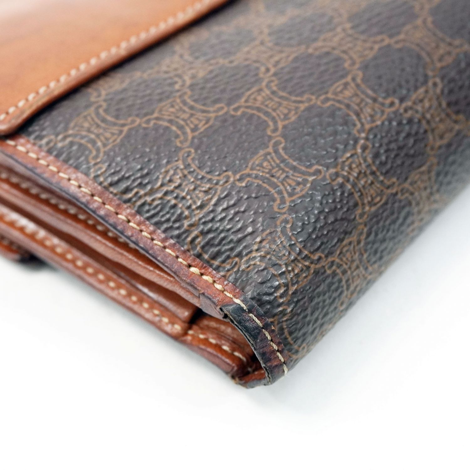 中古】 CELINE セリーヌ レディース財布 マカダム Wホック財布  