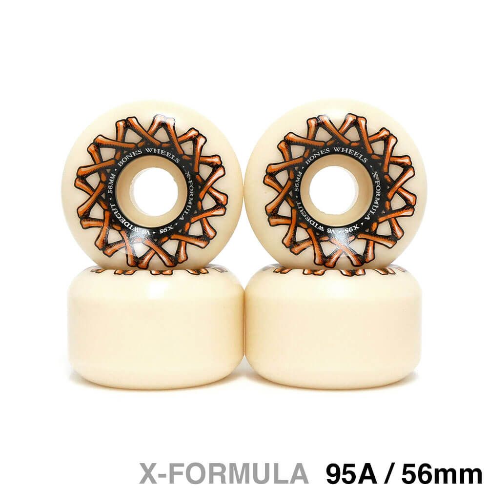 根付け BONES WHEEL ボーンズ ウィール X-FORMULA V6（WIDE-CUT）95A 56mm