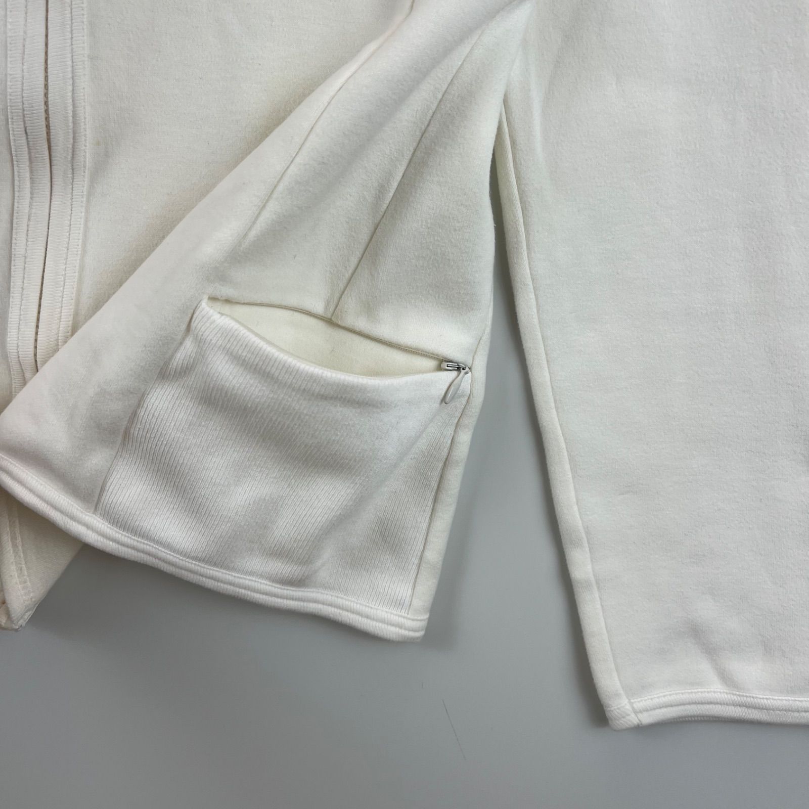 MARITHE FRANCOIS GIRBAUD 00s y2k archive WHITE zip jacket M マリテ