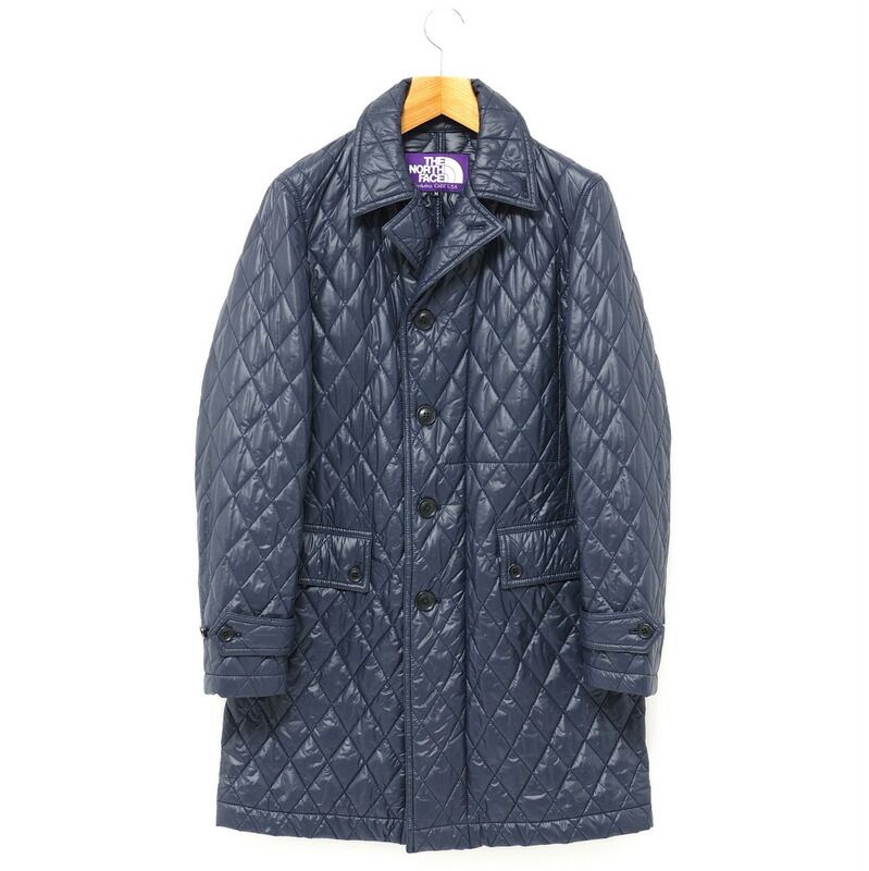 THE NORTH FACE PURPLE LABEL ノースフェイス パープルレーベル キルティング ジャケット ブルゾン NY2750N メンズ サイズM ネイビー アウトドア ブランド古着【中古】20240412/GP7153