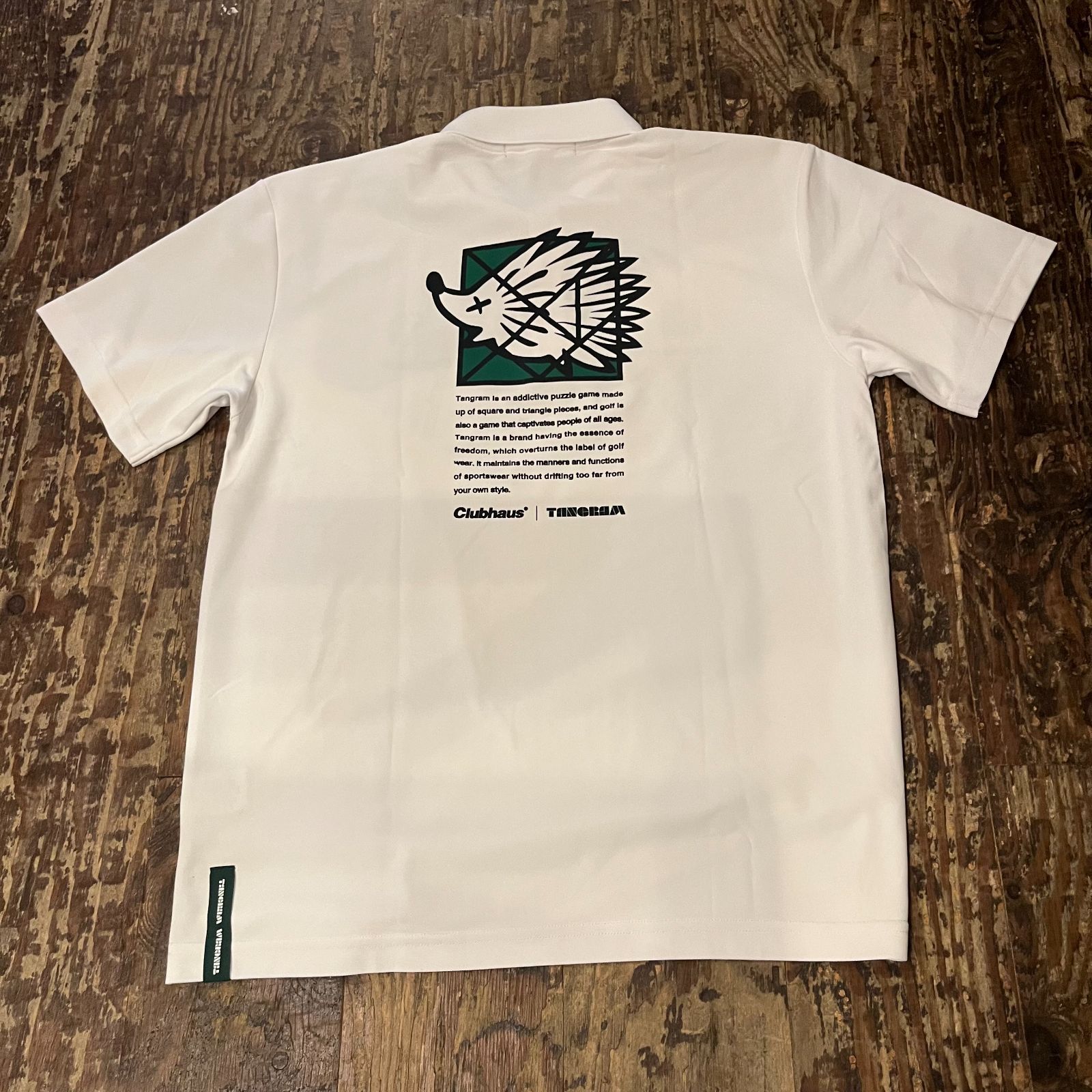 CLUBHAUS × TANGRAM クラブハウス×タングラム HEDGEHOG POLO
