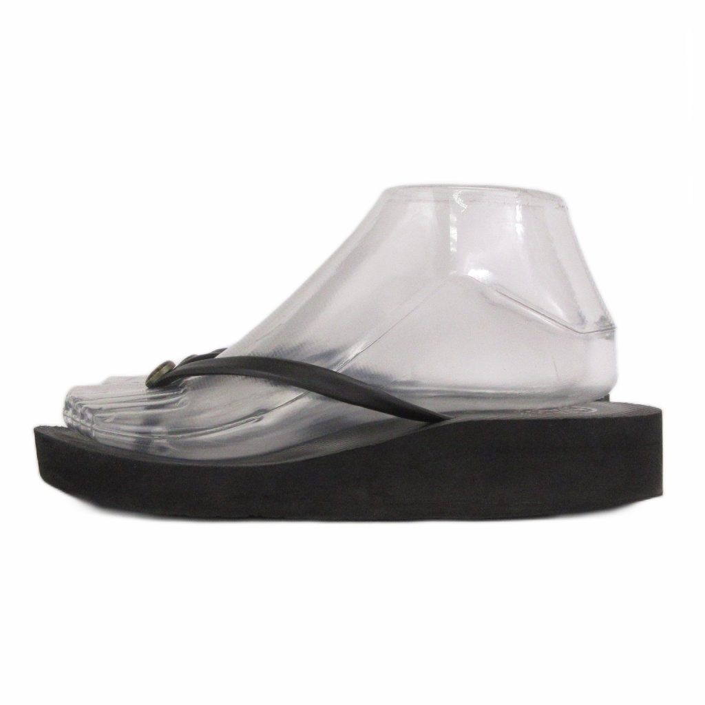 【再値下げ】トリバーチサンダル　スエード黒　US 7（JP 23.5～24㎝） フットザコーチャー SETTA SANDALS FTC2512010 メンズサンダル