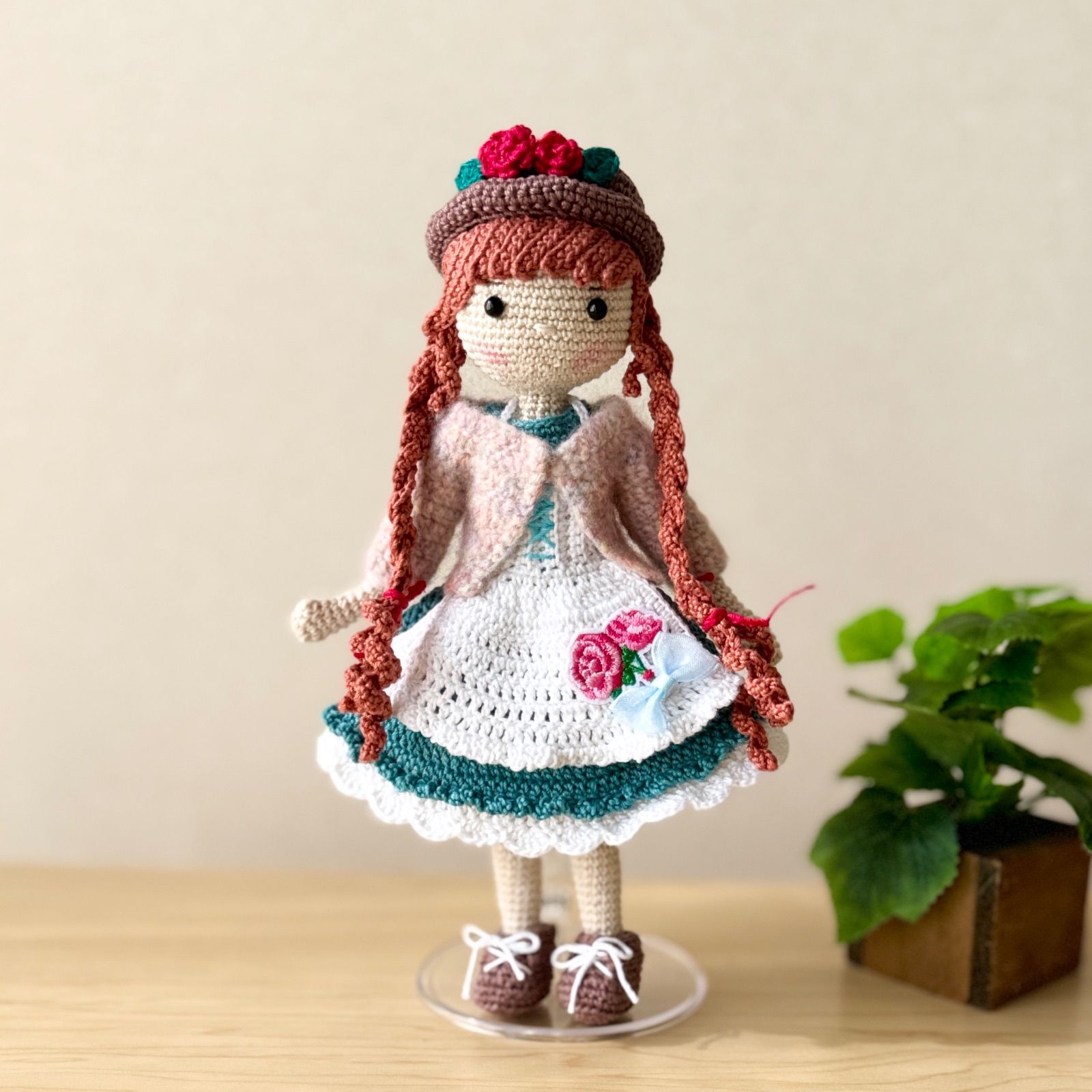 あみぐるみ・女の子  赤毛のアンさん