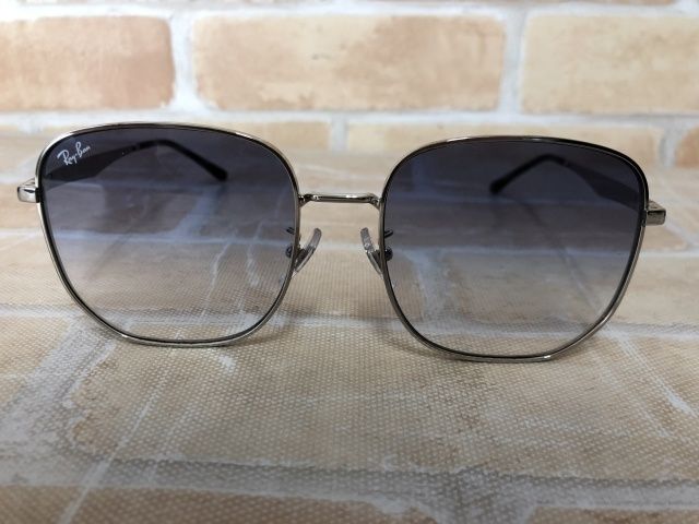 【中古】 ケース有 Ray-Ban レイバン サングラス RB3713D シルバー×ブルー  111418315