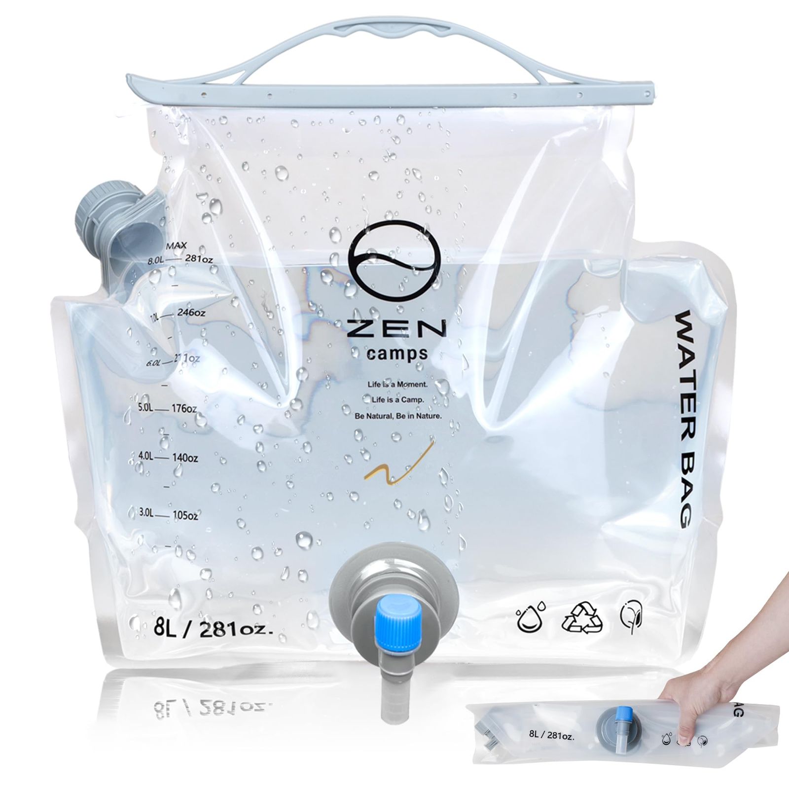ZEN Camps ウォーターバッグ ウォータージャグ ウォータータンク キャンプ 水 給水 防災 災害グッズ 水入れ