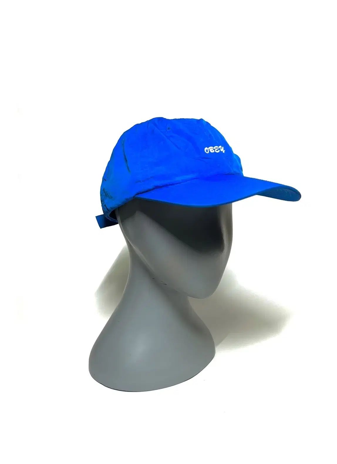 OBEY OBEY オベイ ブルー ナイロン ボールキャップ 帽子 ストリート キャンプキャップ 夏 航海 運動 キャップ