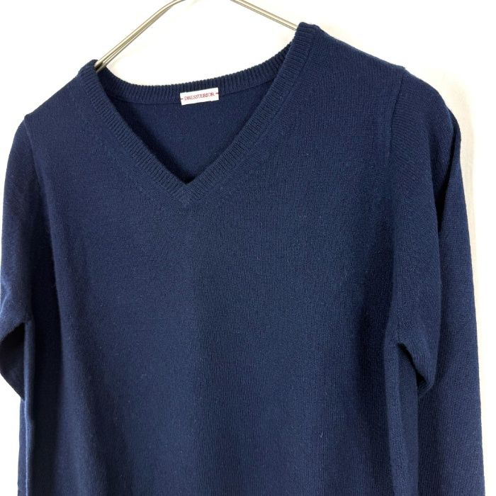 ドレステリア DRESSTERIOR ニット カシミヤ Vネック 無地 シンプル 