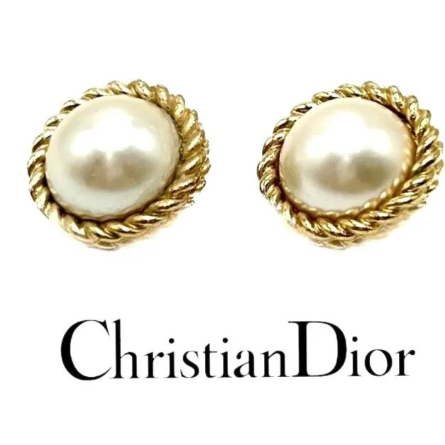 vintage ChristianDior イヤリング ビジュー Christian Dior  