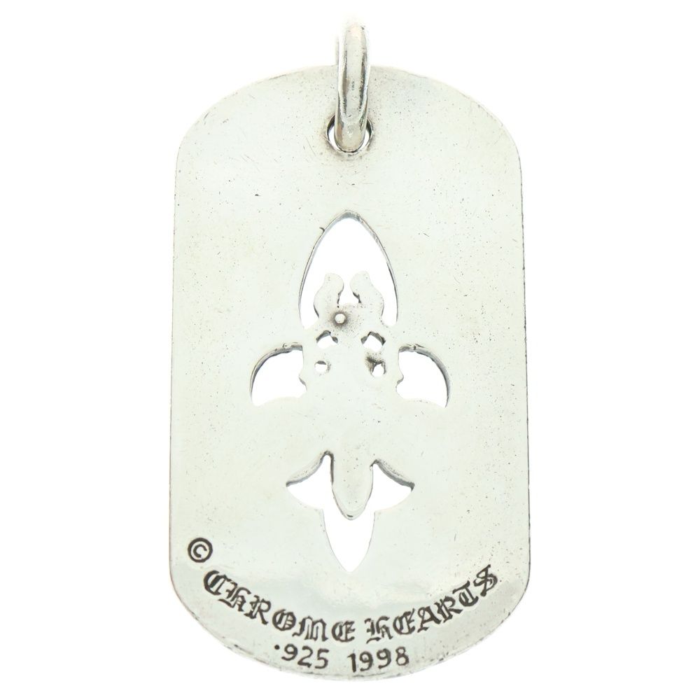 CHROME HEARTS クロムハーツ D TAG LRG FLE DAG フ ダガー ラージ ドッグタグ ペンダントトップ シルバー