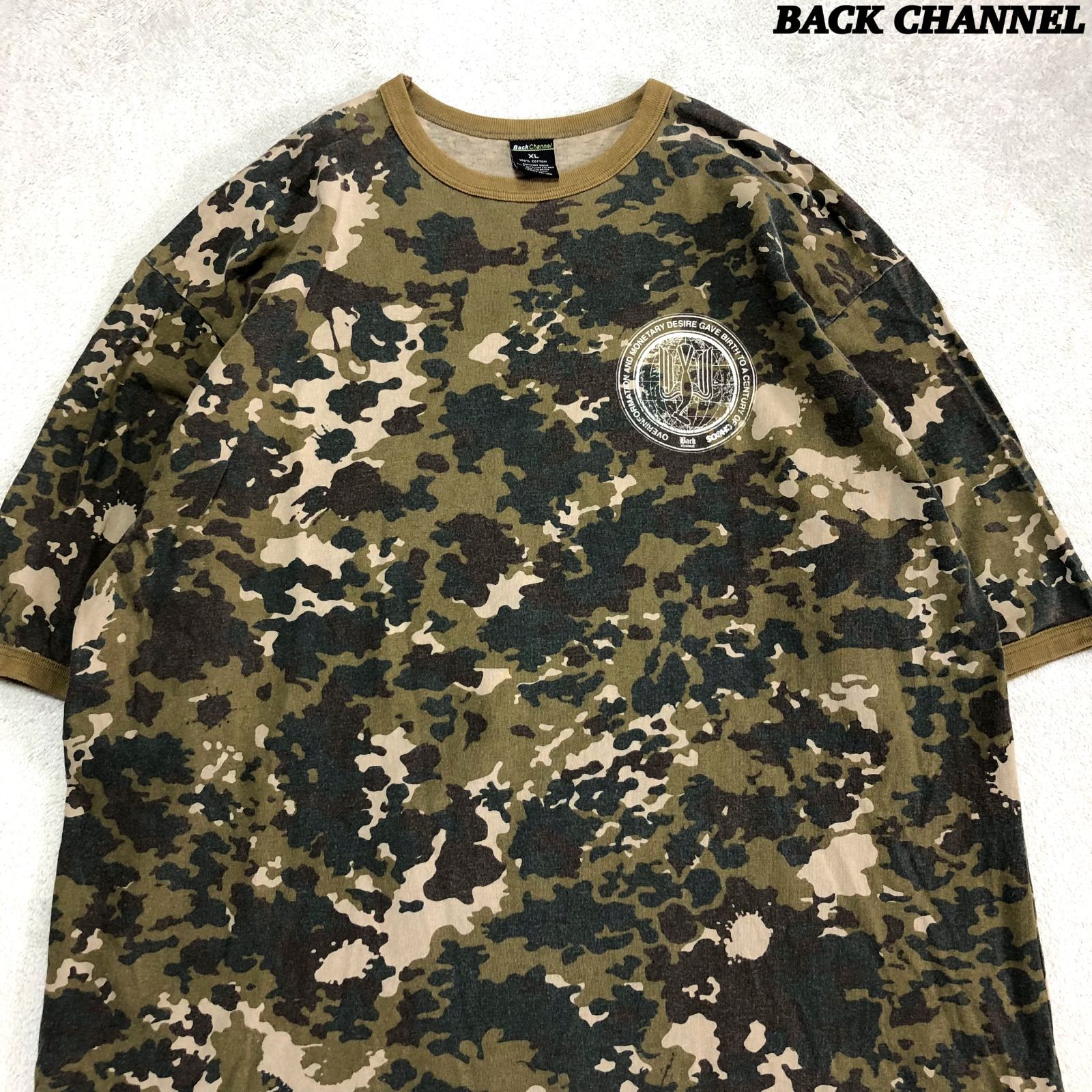 Back Channel ショートスリーブTシャツ 半袖カットソー リンガーT