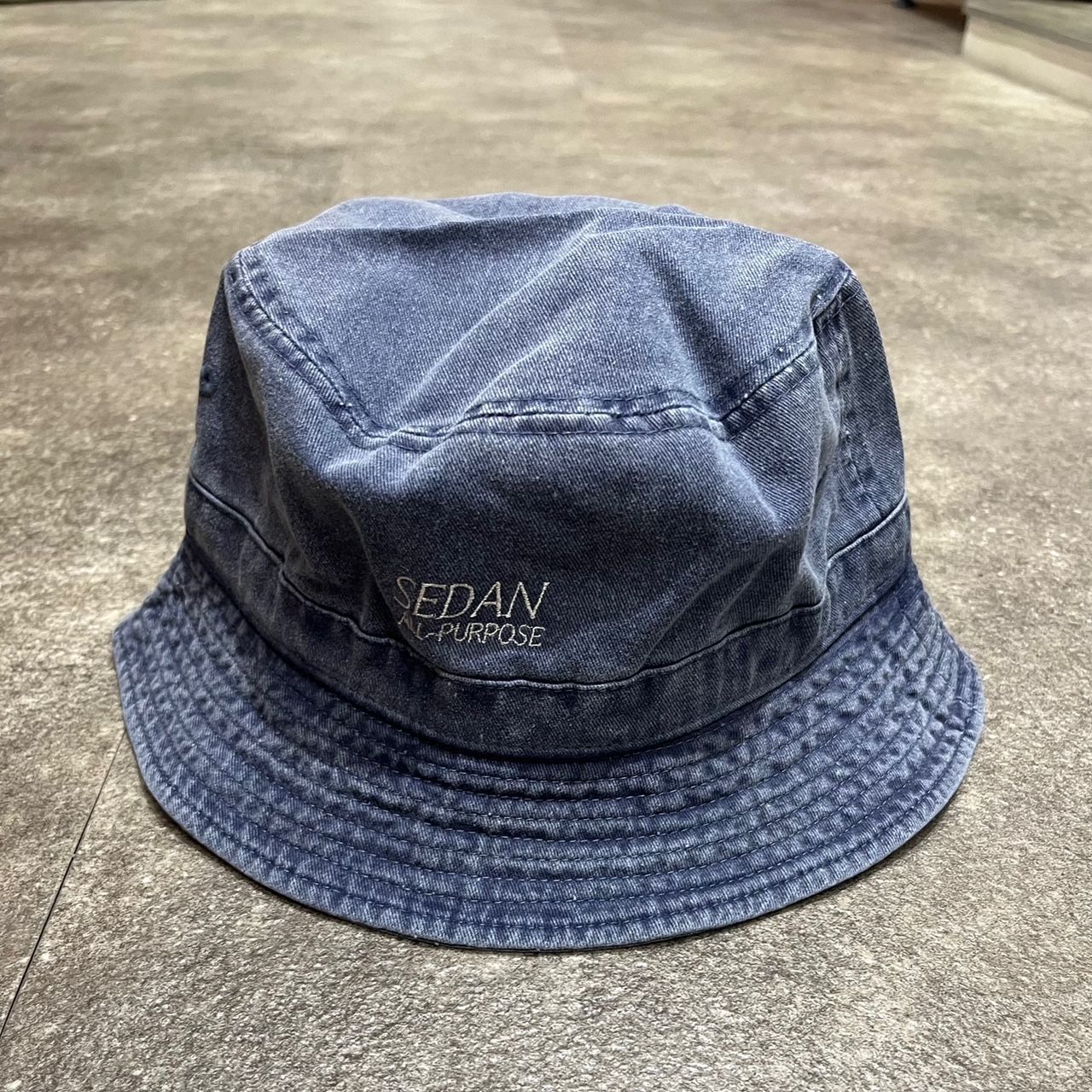 未使用 定価7480円 SEDAN ALL-PURPOSE 23SS Pigment dyed Bucket Hat ピグメントダイ バケットハット 帽子 セダンオールパーパス SD23S-CP02 L/XL 70362A4