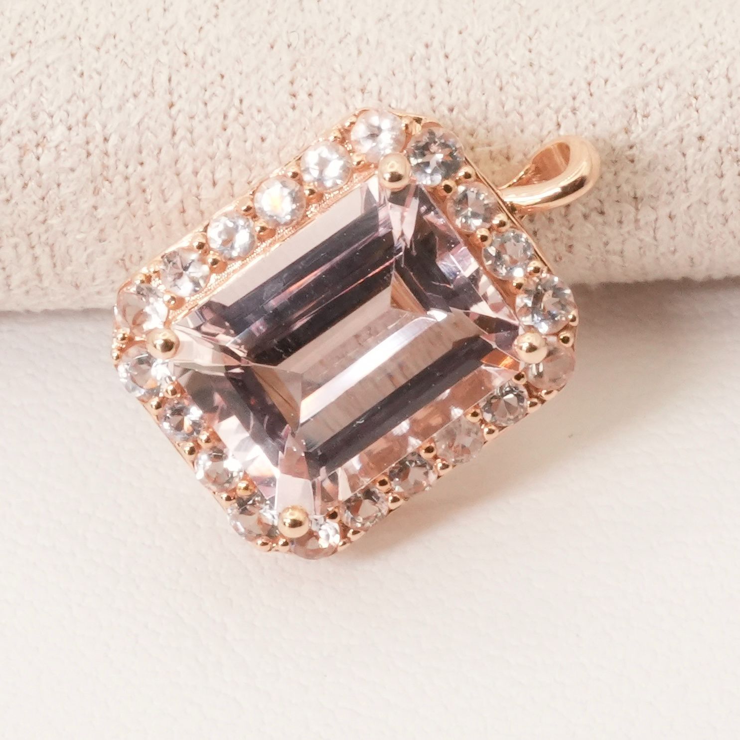 美品 GSTV モルガナイト K18 ネックレストップ/24-5722S - メルカリ